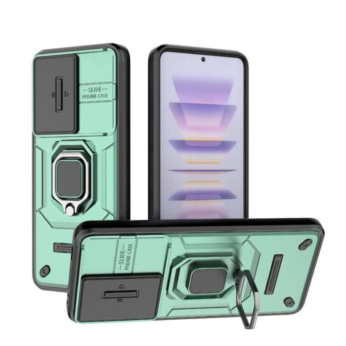Deslizante Camshield TPU + PC Funda para teléfono a prueba de golpes con soporte, For Xiaomi Redmi K60 Ultra 5G, For Xiaomi Redmi K60 5G