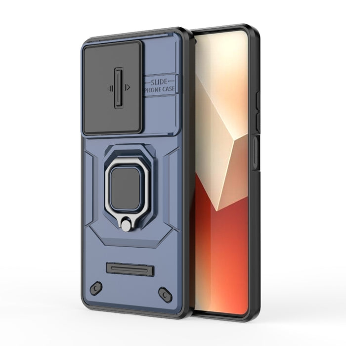 Deslizante Camshield TPU + PC Funda para teléfono a prueba de golpes con soporte, For Xiaomi Redmi 13 4G Global, For Xiaomi Redmi Turbo 3 5G, For Xiaomi Redmi A3 4G Global, For Xiaomi Redmi Note 13 Pro 4G Global, For Xiaomi Redmi Note 13 4G Global     ...