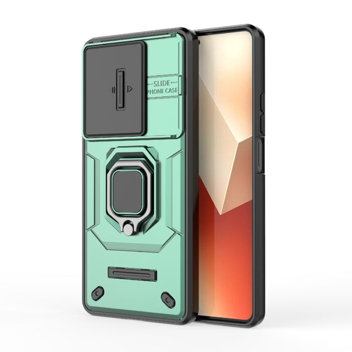 Deslizante Camshield TPU + PC Funda para teléfono a prueba de golpes con soporte, For Xiaomi Redmi 13 4G Global, For Xiaomi Redmi Turbo 3 5G, For Xiaomi Redmi A3 4G Global, For Xiaomi Redmi Note 13 Pro 4G Global, For Xiaomi Redmi Note 13 4G Global     ...