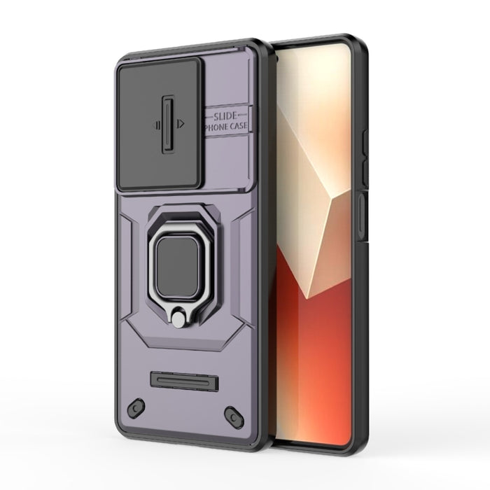 Deslizante Camshield TPU + PC Funda para teléfono a prueba de golpes con soporte, For Xiaomi Redmi 13 4G Global, For Xiaomi Redmi Turbo 3 5G, For Xiaomi Redmi A3 4G Global, For Xiaomi Redmi Note 13 Pro 4G Global, For Xiaomi Redmi Note 13 4G Global     ...