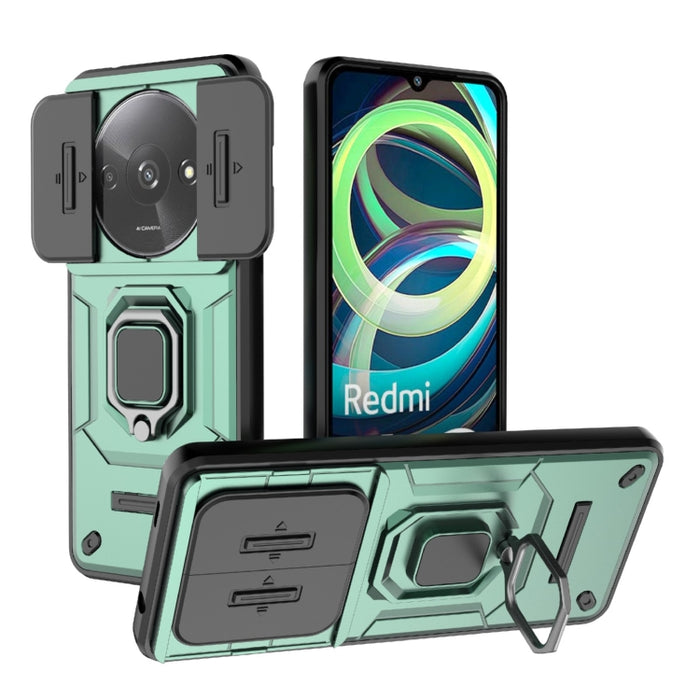 Deslizante Camshield TPU + PC Funda para teléfono a prueba de golpes con soporte, For Xiaomi Redmi 13 4G Global, For Xiaomi Redmi Turbo 3 5G, For Xiaomi Redmi A3 4G Global, For Xiaomi Redmi Note 13 Pro 4G Global, For Xiaomi Redmi Note 13 4G Global     ...