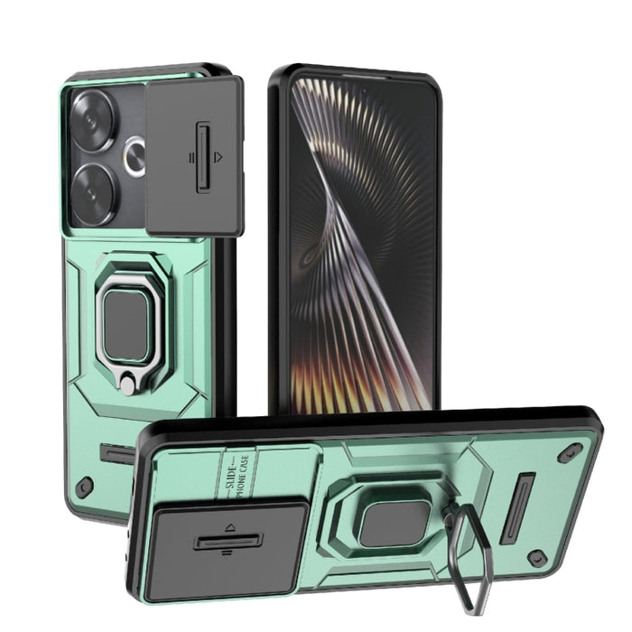 Deslizante Camshield TPU + PC Funda para teléfono a prueba de golpes con soporte, For Xiaomi Redmi 13 4G Global, For Xiaomi Redmi Turbo 3 5G, For Xiaomi Redmi A3 4G Global, For Xiaomi Redmi Note 13 Pro 4G Global, For Xiaomi Redmi Note 13 4G Global     ...