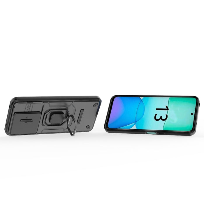 Deslizante Camshield TPU + PC Funda para teléfono a prueba de golpes con soporte, For Xiaomi Redmi 13 4G Global, For Xiaomi Redmi Turbo 3 5G, For Xiaomi Redmi A3 4G Global, For Xiaomi Redmi Note 13 Pro 4G Global, For Xiaomi Redmi Note 13 4G Global     ...