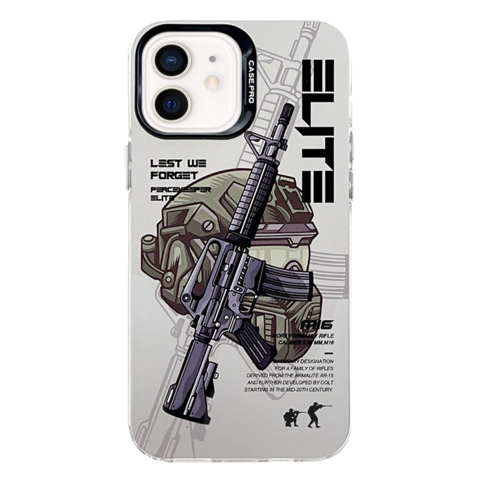 Estuche protector de teléfono para PC de la serie plateada galvanizada, For iPhone 12 Pro Max, For iPhone 12 Pro, For iPhone 11