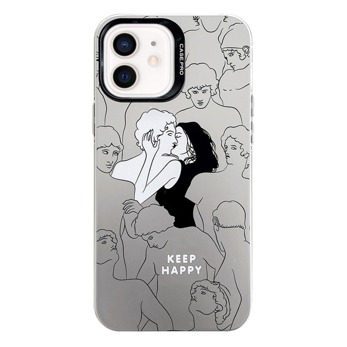 Estuche protector de teléfono para PC de la serie plateada galvanizada, For iPhone 14 Pro Max, For iPhone 13 Pro Max, For iPhone 13 Pro, For iPhone 13, For iPhone 12