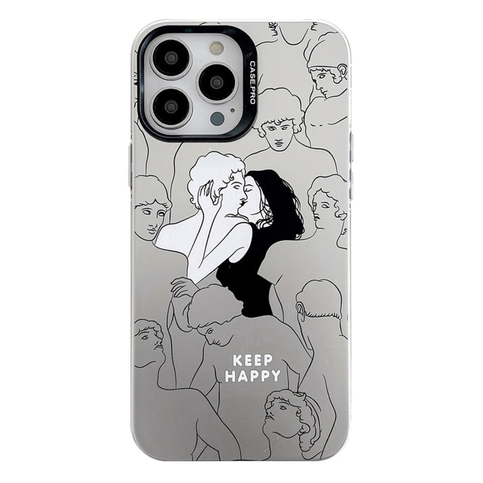 Estuche protector de teléfono para PC de la serie plateada galvanizada, For iPhone 12 Pro Max, For iPhone 12 Pro, For iPhone 11