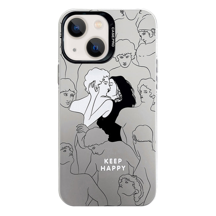 Estuche protector de teléfono para PC de la serie plateada galvanizada, For iPhone 14 Pro Max, For iPhone 13 Pro Max, For iPhone 13 Pro, For iPhone 13, For iPhone 12