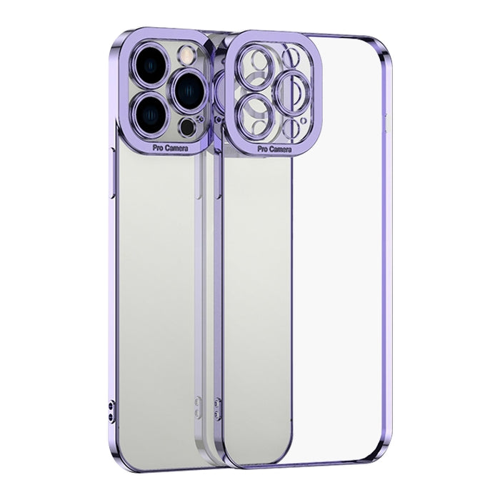 Caja del teléfono de TPU de galvanoplastia, For iPhone 15 Pro Max, For iPhone 15 Pro, For iPhone 15 Plus, For iPhone 15