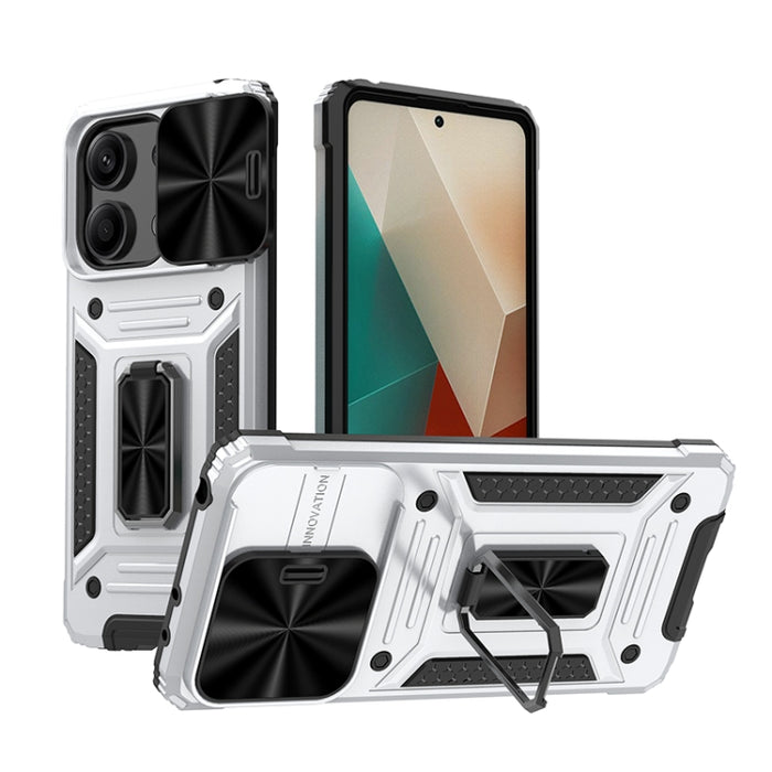 Camshield Robot TPU Hybrid PC Caja del teléfono, For Xiaomi Redmi K70E 5G, For Xiaomi Redmi Note 13 5G, For Xiaomi Redmi Note 13 Pro 5G, For Xiaomi Redmi K60 Ultra, For Redmi Note 12 4G / 5G Global, For Redmi Note 12 Pro Global                         ...