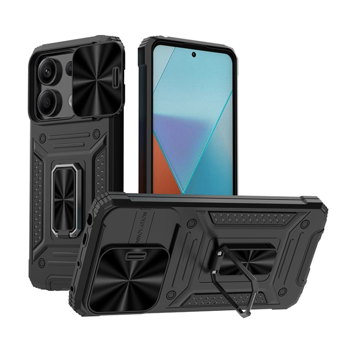 Camshield Robot TPU Hybrid PC Caja del teléfono, For Xiaomi Redmi K70E 5G, For Xiaomi Redmi Note 13 5G, For Xiaomi Redmi Note 13 Pro 5G, For Xiaomi Redmi K60 Ultra, For Redmi Note 12 4G / 5G Global, For Redmi Note 12 Pro Global                         ...