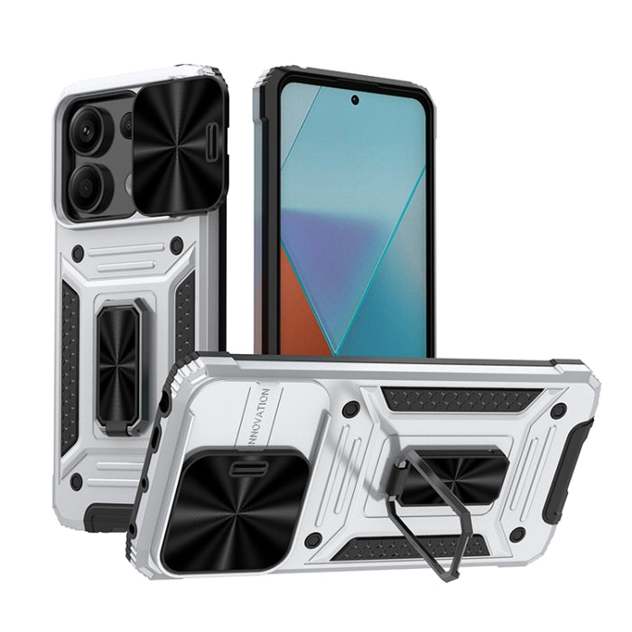 Camshield Robot TPU Hybrid PC Caja del teléfono, For Xiaomi Redmi K70E 5G, For Xiaomi Redmi Note 13 5G, For Xiaomi Redmi Note 13 Pro 5G, For Xiaomi Redmi K60 Ultra, For Redmi Note 12 4G / 5G Global, For Redmi Note 12 Pro Global                         ...