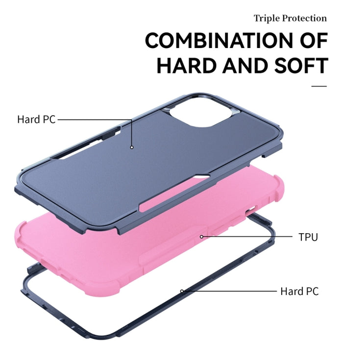 Funda para teléfono TPU + PC a prueba de golpes para viajeros, For iPhone 15 Plus, For iPhone 15