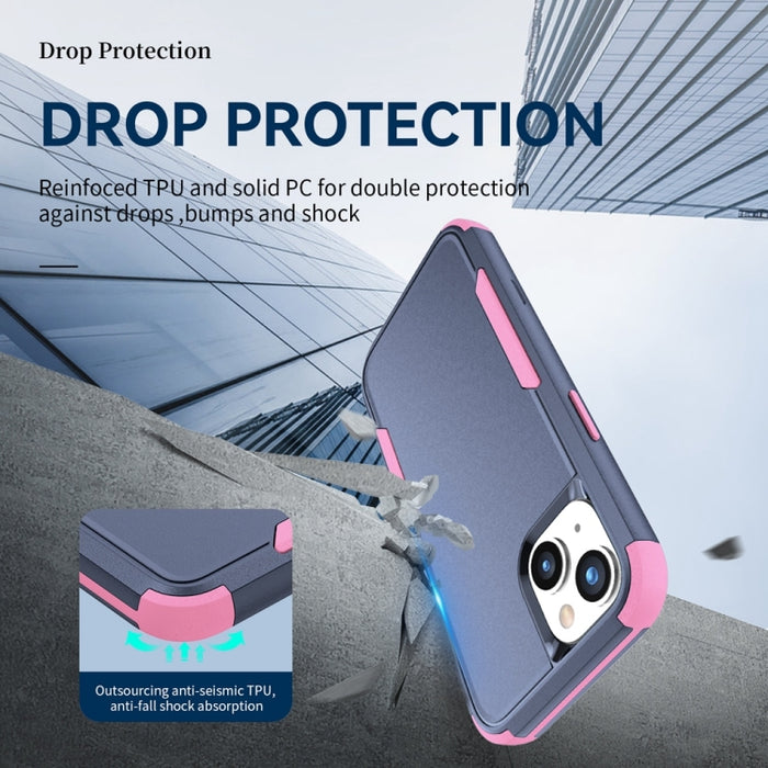 Funda para teléfono TPU + PC a prueba de golpes para viajeros, For iPhone 15 Plus, For iPhone 15