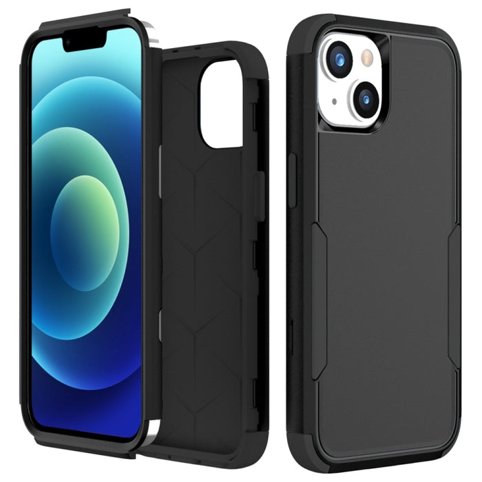 Funda para teléfono TPU + PC a prueba de golpes para viajeros, For iPhone 15 Plus, For iPhone 15