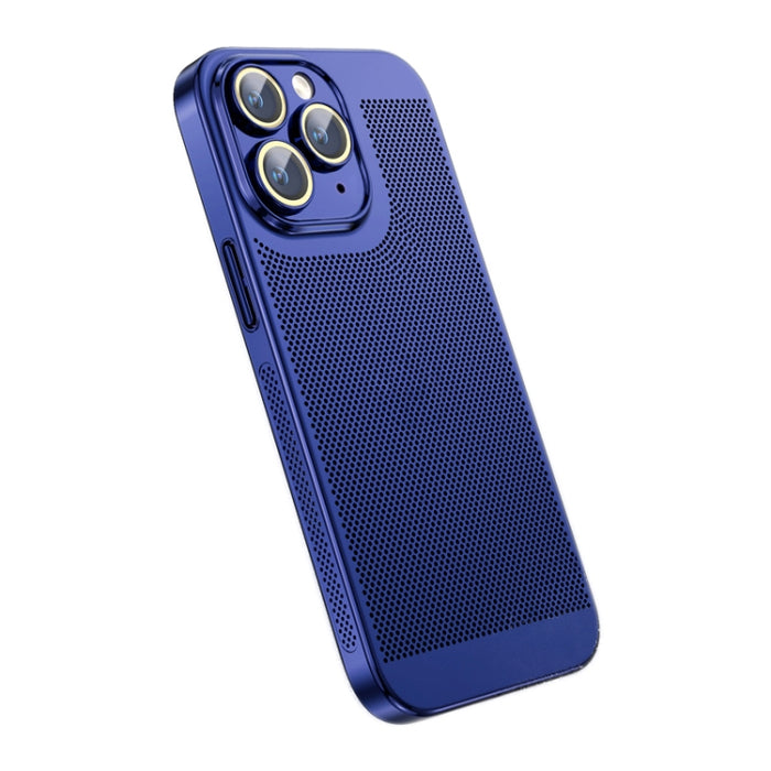 Caja del teléfono de la PC de la galvanoplastia de la disipación del calor del sentido del hielo, For iPhone 11 Pro