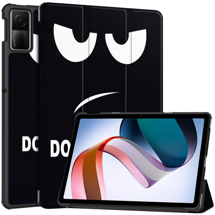 Estuche para tableta de cuero inteligente con soporte de 3 pliegues pintado Custer, For Xiaomi Redmi Pad SE
