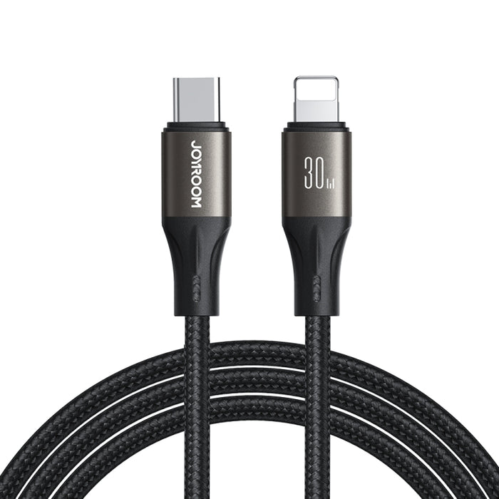 JOYRO0M SA25-CL3 30W USB-C/Type-C a cable de datos de carga rápida de 8 pines, 1.2m, 2m, 3m