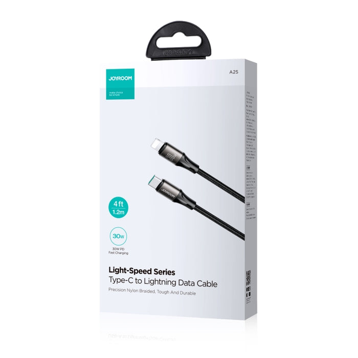 JOYRO0M SA25-CL3 30W USB-C/Type-C a cable de datos de carga rápida de 8 pines, 1.2m, 2m, 3m