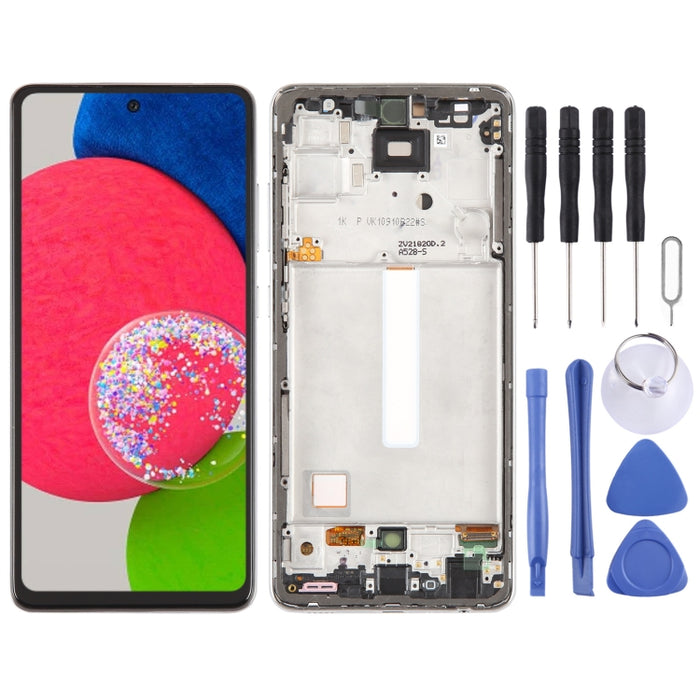 Ensamblaje completo del digitalizador de pantalla TFT LCD con marco, no compatible con la identificación de huellas dactilares