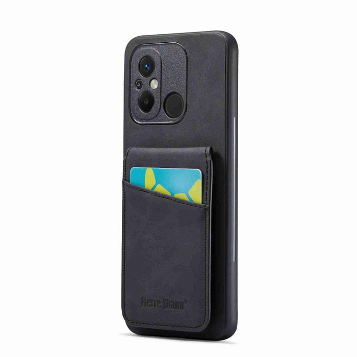 Fierre Shann Crazy Horse Tarjetero Contraportada PU Funda para teléfono, For Xiaomi Redmi Note 12 4G Global, For Xiaomi Redmi Note 12 Pro+ Global, For Xiaomi Redmi Note 12 Pro 5G Global, For Xiaomi Redmi Note 12 5G Global, For Xiaomi Redmi 12C / 11A   ...