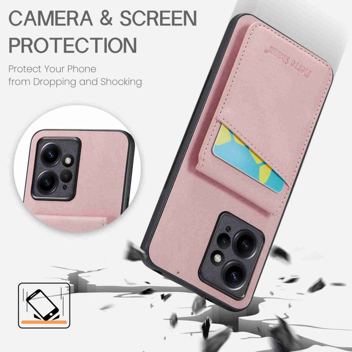 Fierre Shann Crazy Horse Tarjetero Contraportada PU Funda para teléfono, For Xiaomi Redmi Note 12 4G Global, For Xiaomi Redmi Note 12 Pro+ Global, For Xiaomi Redmi Note 12 Pro 5G Global, For Xiaomi Redmi Note 12 5G Global, For Xiaomi Redmi 12C / 11A   ...