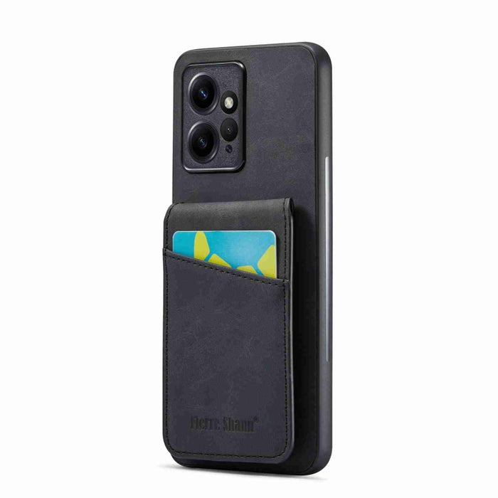 Fierre Shann Crazy Horse Tarjetero Contraportada PU Funda para teléfono, For Xiaomi Redmi Note 12 4G Global, For Xiaomi Redmi Note 12 Pro+ Global, For Xiaomi Redmi Note 12 Pro 5G Global, For Xiaomi Redmi Note 12 5G Global, For Xiaomi Redmi 12C / 11A   ...