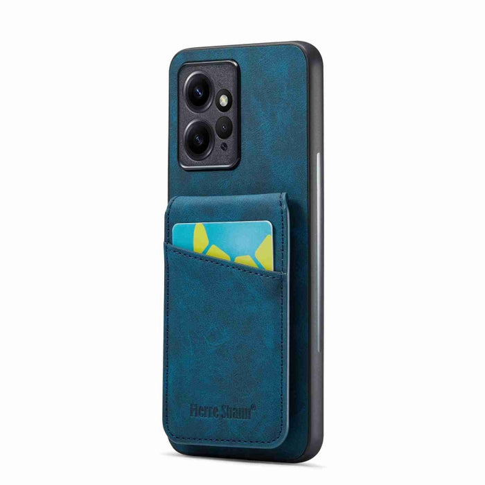 Fierre Shann Crazy Horse Tarjetero Contraportada PU Funda para teléfono, For Xiaomi Redmi Note 12 4G Global, For Xiaomi Redmi Note 12 Pro+ Global, For Xiaomi Redmi Note 12 Pro 5G Global, For Xiaomi Redmi Note 12 5G Global, For Xiaomi Redmi 12C / 11A   ...