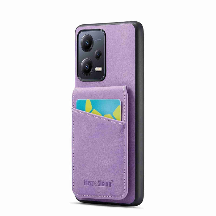 Fierre Shann Crazy Horse Tarjetero Contraportada PU Funda para teléfono, For Xiaomi Redmi Note 12 4G Global, For Xiaomi Redmi Note 12 Pro+ Global, For Xiaomi Redmi Note 12 Pro 5G Global, For Xiaomi Redmi Note 12 5G Global, For Xiaomi Redmi 12C / 11A   ...