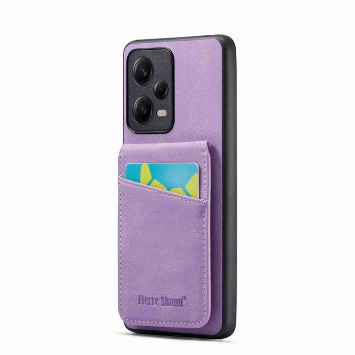 Fierre Shann Crazy Horse Tarjetero Contraportada PU Funda para teléfono, For Xiaomi Redmi Note 12 4G Global, For Xiaomi Redmi Note 12 Pro+ Global, For Xiaomi Redmi Note 12 Pro 5G Global, For Xiaomi Redmi Note 12 5G Global, For Xiaomi Redmi 12C / 11A   ...