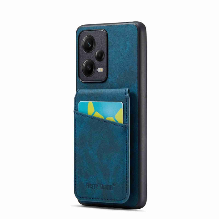 Fierre Shann Crazy Horse Tarjetero Contraportada PU Funda para teléfono, For Xiaomi Redmi Note 12 4G Global, For Xiaomi Redmi Note 12 Pro+ Global, For Xiaomi Redmi Note 12 Pro 5G Global, For Xiaomi Redmi Note 12 5G Global, For Xiaomi Redmi 12C / 11A   ...