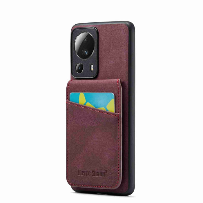 Fierre Shann Crazy Horse Tarjetero Contraportada PU Funda para teléfono, For Xiaomi Redmi Note 12 4G Global, For Xiaomi Redmi Note 12 Pro+ Global, For Xiaomi Redmi Note 12 Pro 5G Global, For Xiaomi Redmi Note 12 5G Global, For Xiaomi Redmi 12C / 11A   ...