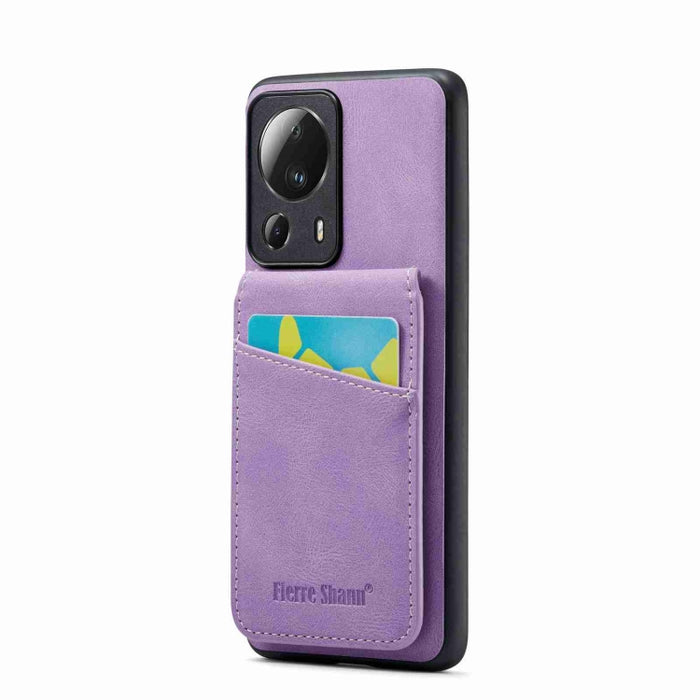 Fierre Shann Crazy Horse Tarjetero Contraportada PU Funda para teléfono, For Xiaomi Redmi Note 12 4G Global, For Xiaomi Redmi Note 12 Pro+ Global, For Xiaomi Redmi Note 12 Pro 5G Global, For Xiaomi Redmi Note 12 5G Global, For Xiaomi Redmi 12C / 11A   ...