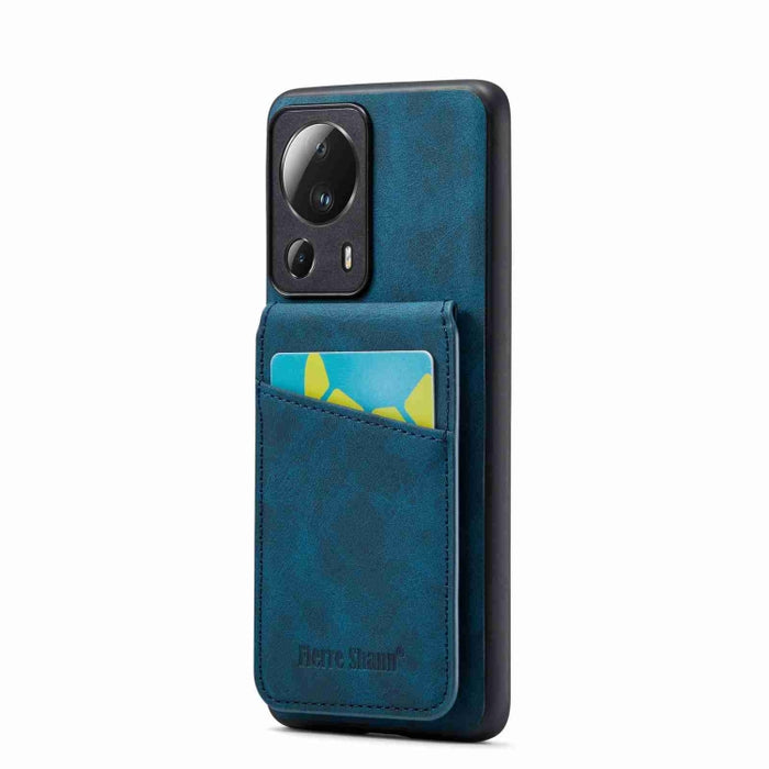 Fierre Shann Crazy Horse Tarjetero Contraportada PU Funda para teléfono, For Xiaomi Redmi Note 12 4G Global, For Xiaomi Redmi Note 12 Pro+ Global, For Xiaomi Redmi Note 12 Pro 5G Global, For Xiaomi Redmi Note 12 5G Global, For Xiaomi Redmi 12C / 11A   ...