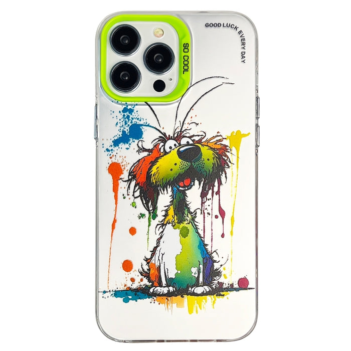Caja del teléfono de la pintura al óleo animal de la serie de la plata del color de la capa doble, For iPhone 12 Pro, For iPhone 11