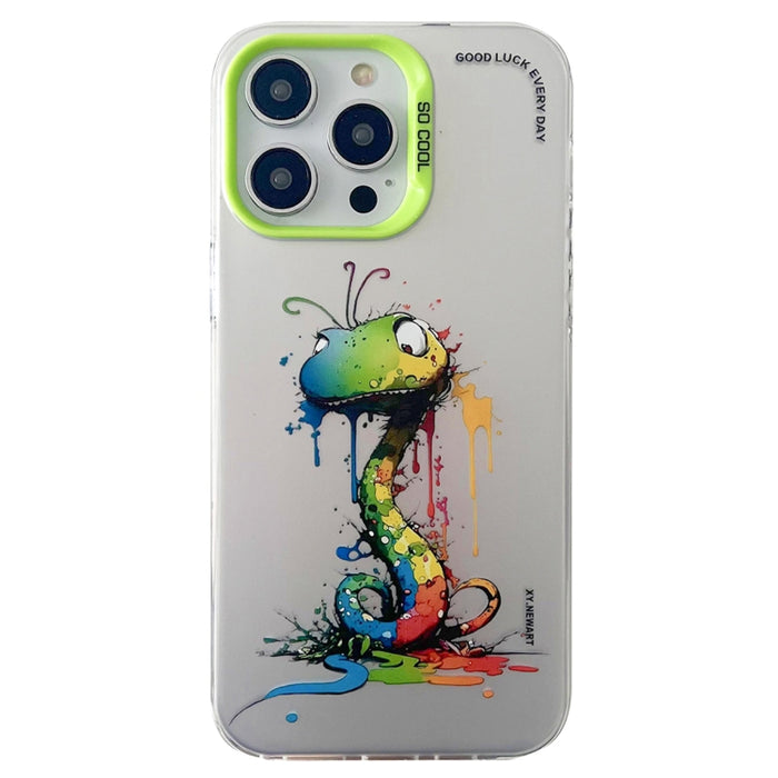 Caja del teléfono de la pintura al óleo animal de la serie de la plata del color de la capa doble, For iPhone 12 Pro, For iPhone 11