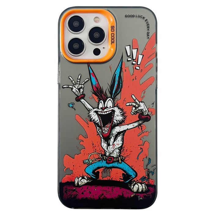 Caja del teléfono de la pintura al óleo animal de la serie de la plata del color de la capa doble, For iPhone 12 Pro, For iPhone 11