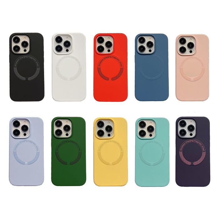 Estuche magnético de silicona para teléfono Magsafe, For iPhone 16 Pro Max, For iPhone 16 Pro, For iPhone 16 Plus, For iPhone 16, For iPhone 15 Pro Max, For iPhone 15 Pro, For iPhone 15 Plus, For iPhone 15