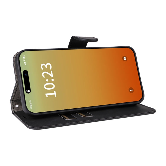 Estuche para teléfono de cuero con tapa magnética Skin Feel, For iPhone 15 Pro Max, For iPhone 15 Pro, For iPhone 15 Plus