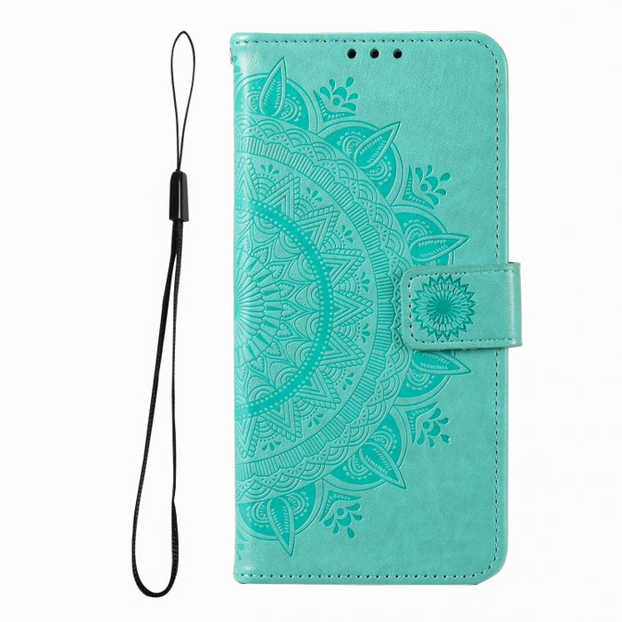 Estuche para teléfono de cuero en relieve Totem Flower, For iPhone 16 Pro Max, For iPhone 16 Pro, For iPhone 16 Plus, For iPhone 16, For iPhone 15 Pro Max, For iPhone 15 Pro, For iPhone 15 Plus, For iPhone 15
