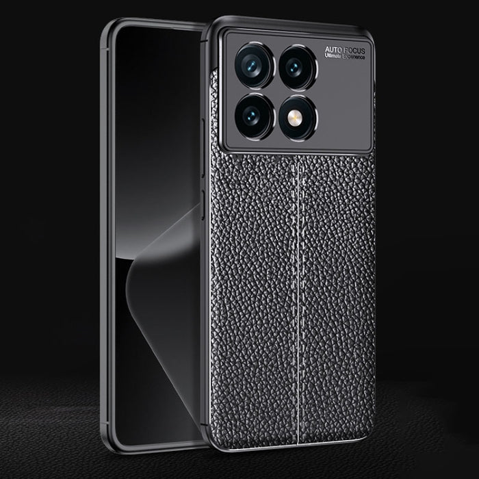 Funda de teléfono TPU a prueba de golpes con textura Litchi, For Xiaomi Redmi Turbo 3 5G, For Xiaomi Redmi Note 13 Pro 4G Global, For Xiaomi Redmi Note 13 4G, For Xiaomi Redmi K70E, For Xiaomi 14 Ultra, For Xiaomi Redmi Note 13, For Xiaomi 13C         ...