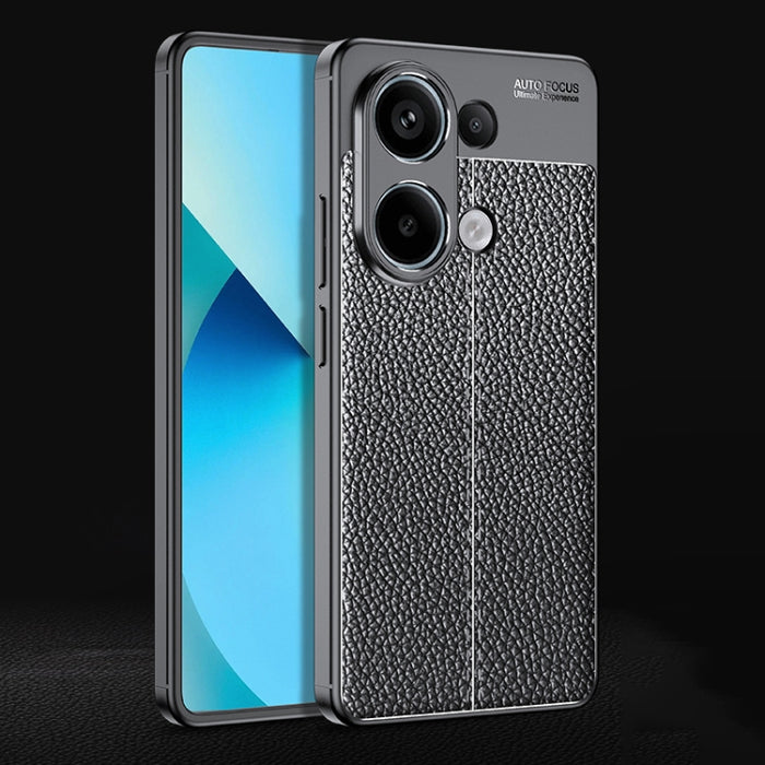 Funda de teléfono TPU a prueba de golpes con textura Litchi, For Xiaomi Redmi Turbo 3 5G, For Xiaomi Redmi Note 13 Pro 4G Global, For Xiaomi Redmi Note 13 4G, For Xiaomi Redmi K70E, For Xiaomi 14 Ultra, For Xiaomi Redmi Note 13, For Xiaomi 13C         ...