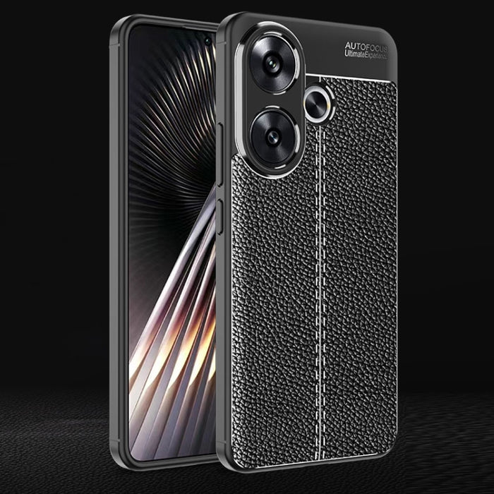Funda de teléfono TPU a prueba de golpes con textura Litchi, For Xiaomi Redmi Turbo 3 5G, For Xiaomi Redmi Note 13 Pro 4G Global, For Xiaomi Redmi Note 13 4G, For Xiaomi Redmi K70E, For Xiaomi 14 Ultra, For Xiaomi Redmi Note 13, For Xiaomi 13C         ...