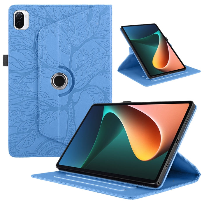 Estuche para tableta inteligente de cuero con rotación en relieve Tree Life, For Xiaomi Redmi Pad 2 SE 9.7 2026, For Xiaomi Redmi K Pad 2 8.8 2026, For Xiaomi Redmi K Pad, For Xiaomi Redmi Pad 2, For Xiaomi Pad 7 / 7 Pro, For Xiaomi Redmi Pad SE 8.7 4G...