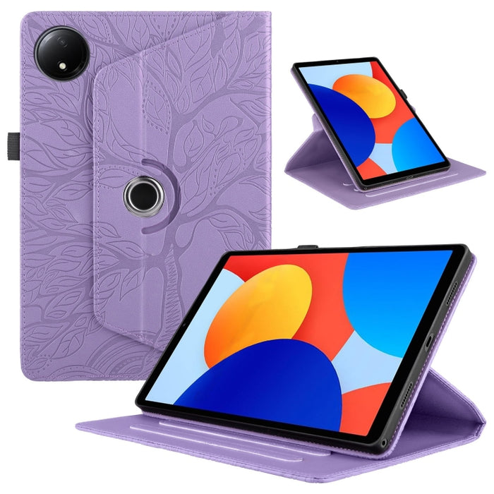 Estuche para tableta inteligente de cuero con rotación en relieve Tree Life, For Xiaomi Redmi Pad 2 SE 9.7 2026, For Xiaomi Redmi K Pad 2 8.8 2026, For Xiaomi Redmi K Pad, For Xiaomi Redmi Pad 2, For Xiaomi Pad 7 / 7 Pro, For Xiaomi Redmi Pad SE 8.7 4G...
