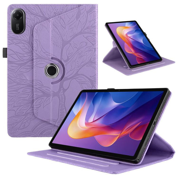 Estuche para tableta inteligente de cuero con rotación en relieve Tree Life, For Xiaomi Redmi Pad 2 SE 9.7 2026, For Xiaomi Redmi K Pad 2 8.8 2026, For Xiaomi Redmi K Pad, For Xiaomi Redmi Pad 2, For Xiaomi Pad 7 / 7 Pro, For Xiaomi Redmi Pad SE 8.7 4G...