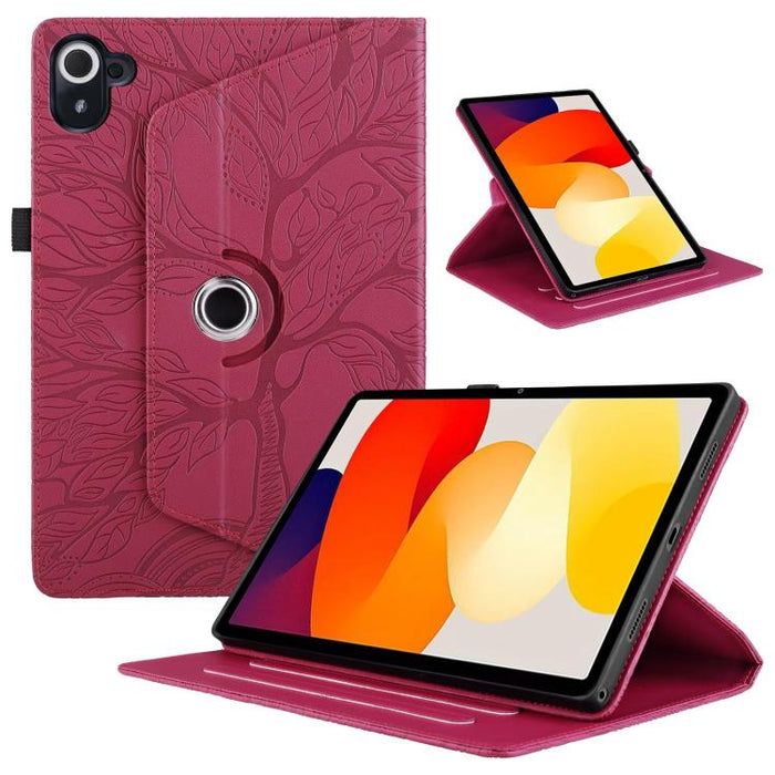 Estuche para tableta inteligente de cuero con rotación en relieve Tree Life, For Xiaomi Redmi Pad 2 SE 9.7 2026, For Xiaomi Redmi K Pad 2 8.8 2026, For Xiaomi Redmi K Pad, For Xiaomi Redmi Pad 2, For Xiaomi Pad 7 / 7 Pro, For Xiaomi Redmi Pad SE 8.7 4G...