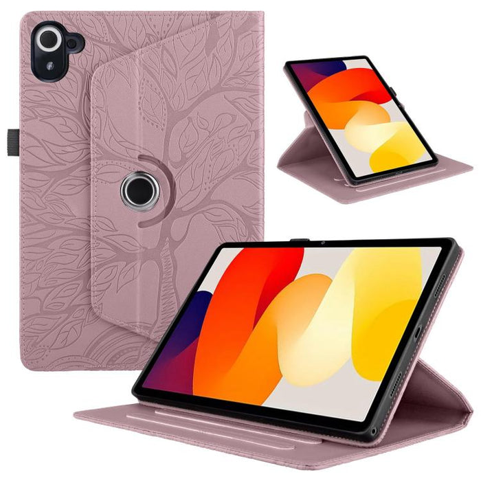 Estuche para tableta inteligente de cuero con rotación en relieve Tree Life, For Xiaomi Redmi Pad 2 SE 9.7 2026, For Xiaomi Redmi K Pad 2 8.8 2026, For Xiaomi Redmi K Pad, For Xiaomi Redmi Pad 2, For Xiaomi Pad 7 / 7 Pro, For Xiaomi Redmi Pad SE 8.7 4G...