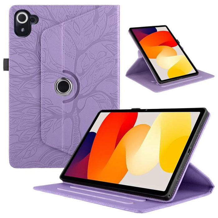 Estuche para tableta inteligente de cuero con rotación en relieve Tree Life, For Xiaomi Redmi Pad 2 SE 9.7 2026, For Xiaomi Redmi K Pad 2 8.8 2026, For Xiaomi Redmi K Pad, For Xiaomi Redmi Pad 2, For Xiaomi Pad 7 / 7 Pro, For Xiaomi Redmi Pad SE 8.7 4G...