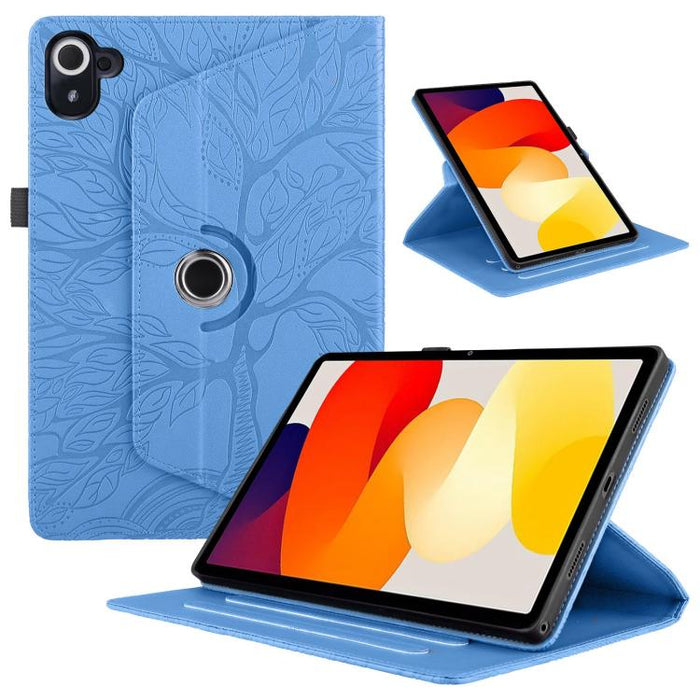 Estuche para tableta inteligente de cuero con rotación en relieve Tree Life, For Xiaomi Redmi Pad 2 SE 9.7 2026, For Xiaomi Redmi K Pad 2 8.8 2026, For Xiaomi Redmi K Pad, For Xiaomi Redmi Pad 2, For Xiaomi Pad 7 / 7 Pro, For Xiaomi Redmi Pad SE 8.7 4G...
