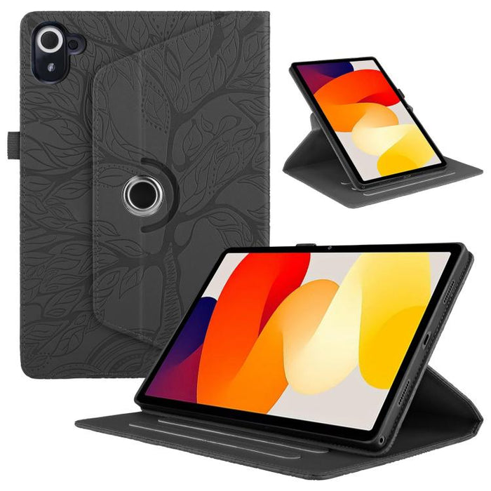 Estuche para tableta inteligente de cuero con rotación en relieve Tree Life, For Xiaomi Redmi Pad 2 SE 9.7 2026, For Xiaomi Redmi K Pad 2 8.8 2026, For Xiaomi Redmi K Pad, For Xiaomi Redmi Pad 2, For Xiaomi Pad 7 / 7 Pro, For Xiaomi Redmi Pad SE 8.7 4G...